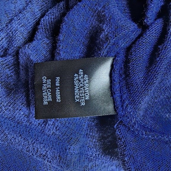 Torrid 5 Super Soft 26/28 Blue Cowl Neck Long Sleeve Tunic Sweater Cozy Comfy - Picture 4 of 11